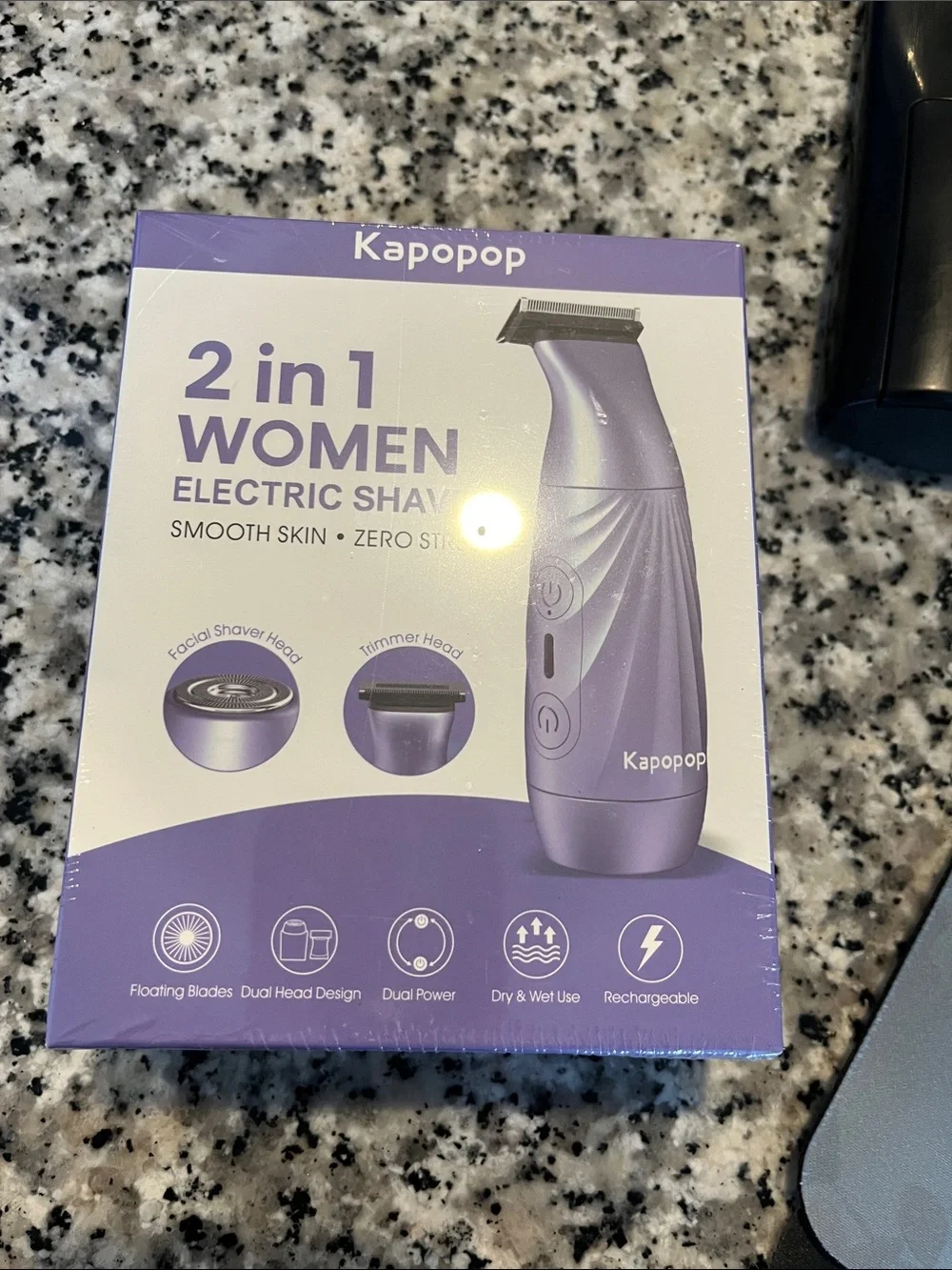 Kapopop 2-in-1 Women Electric Shaver - Lavender